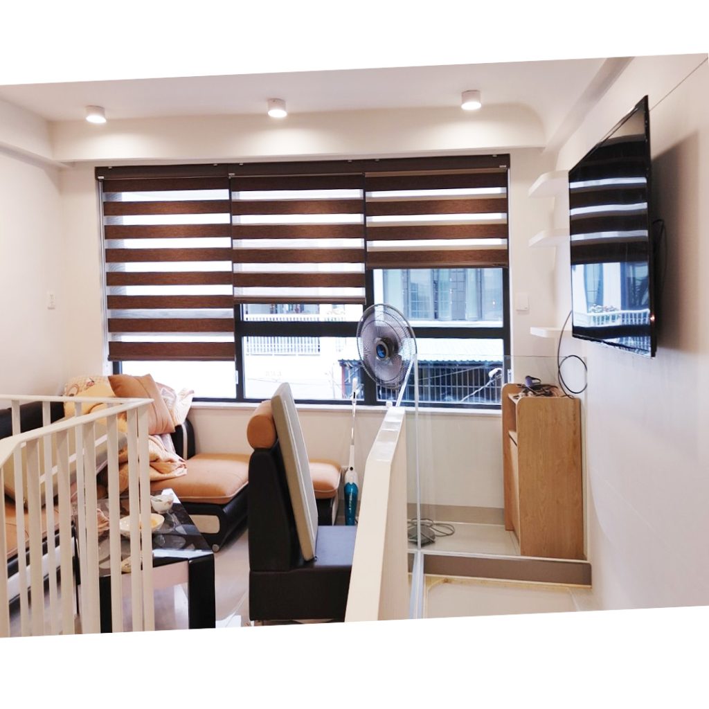 Rèm cầu vồng cho rèm cửa phòng khách