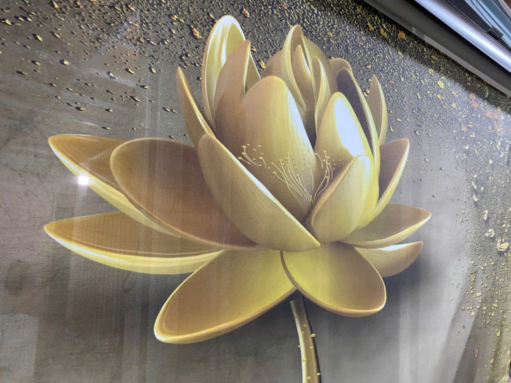 Rèm cuốn tranh in 3D