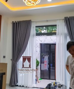 Alternative view of Rèm vải 2 lớp ở Tam An Long Thành Đồng Nai-