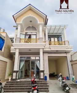 Rèm biệt thự ở Tam An Long Thành Đồng Nai - rèm vải 2 lớp