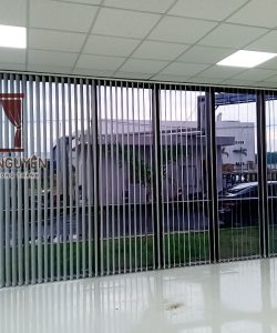 Màn sáo lá dọc ở khung công nghiệp Long Đức Long Thành