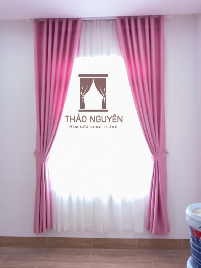 Rèm cửa Long Thành Đồng Nai - rèm vải 2 lớp - Ảnh 3