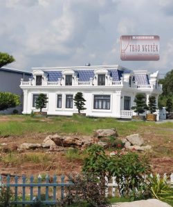 Alternative view of Rèm biệt thự ở Long Đức Long Thành Đồng Nai- rèm vải 2 lớp có mô tơ điều khiển.