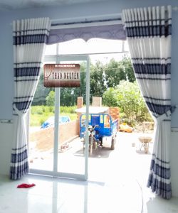 Alternative view of Rèm vải gấm nhẹ nhàng- rèm nhà phố