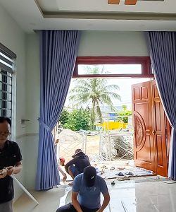 Alternative view of Rèm Biệt Thự 231016 - rèm vải cao cấp + rèm cầu vồng