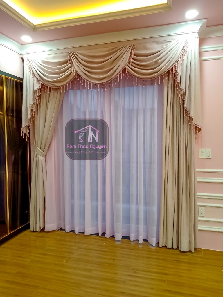 Rèm yếm Nữ Hoàng cho nhà biệt thự 231013. - Ảnh 11