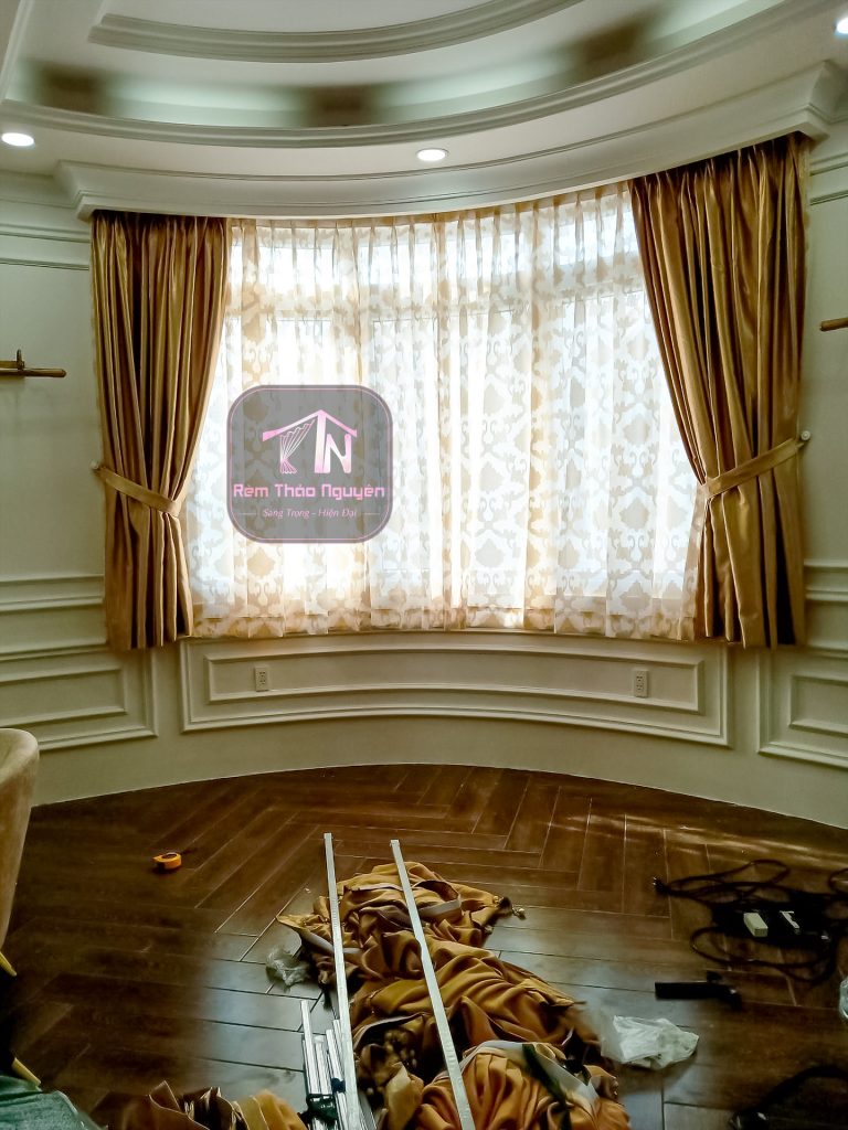 Rèm yếm Nữ Hoàng cho nhà biệt thự 231013. - Ảnh 17