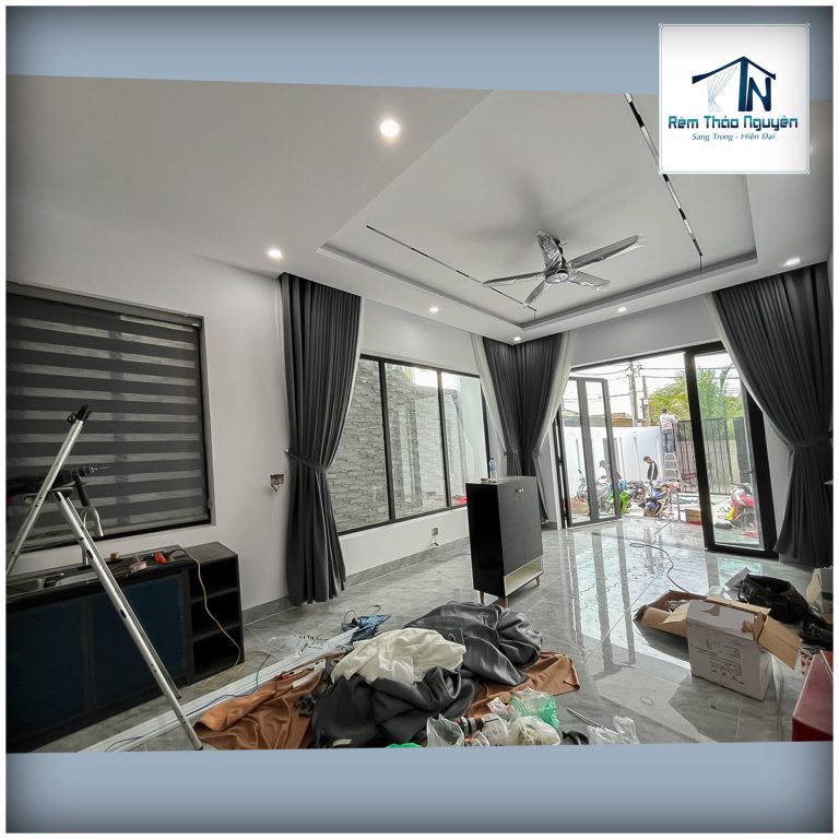 Rèm cửa 2 lớp cho nhà biệt thự 240806 - Ảnh 30