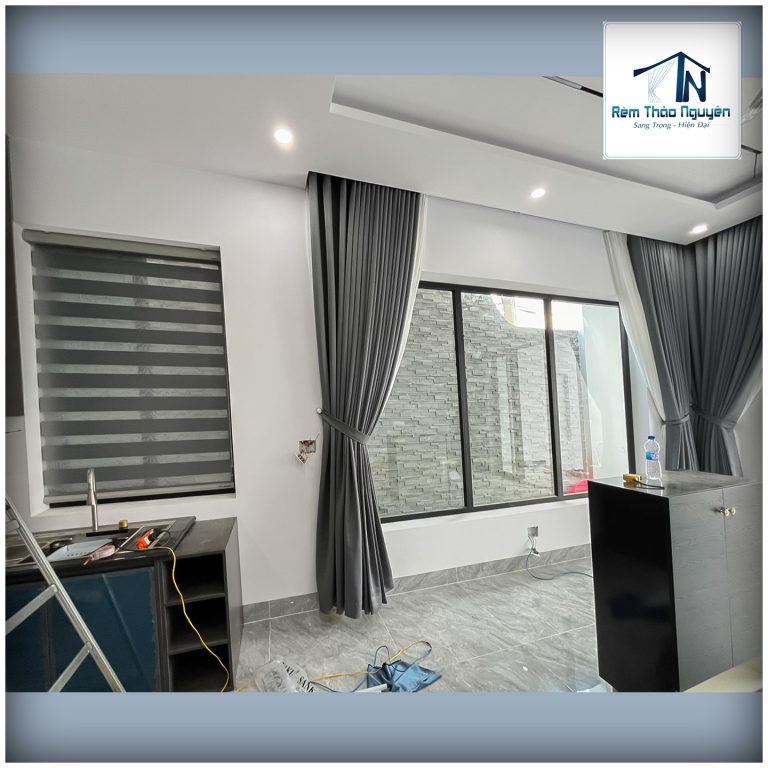Rèm cửa 2 lớp cho nhà biệt thự 240806 - Ảnh 29