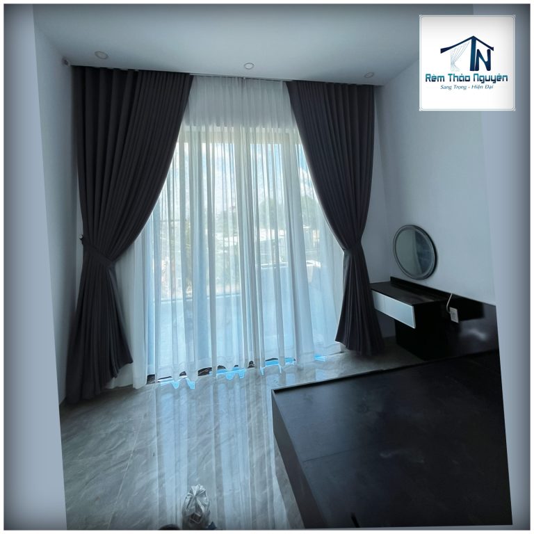 Rèm cửa 2 lớp cho nhà biệt thự 240806 - Ảnh 19