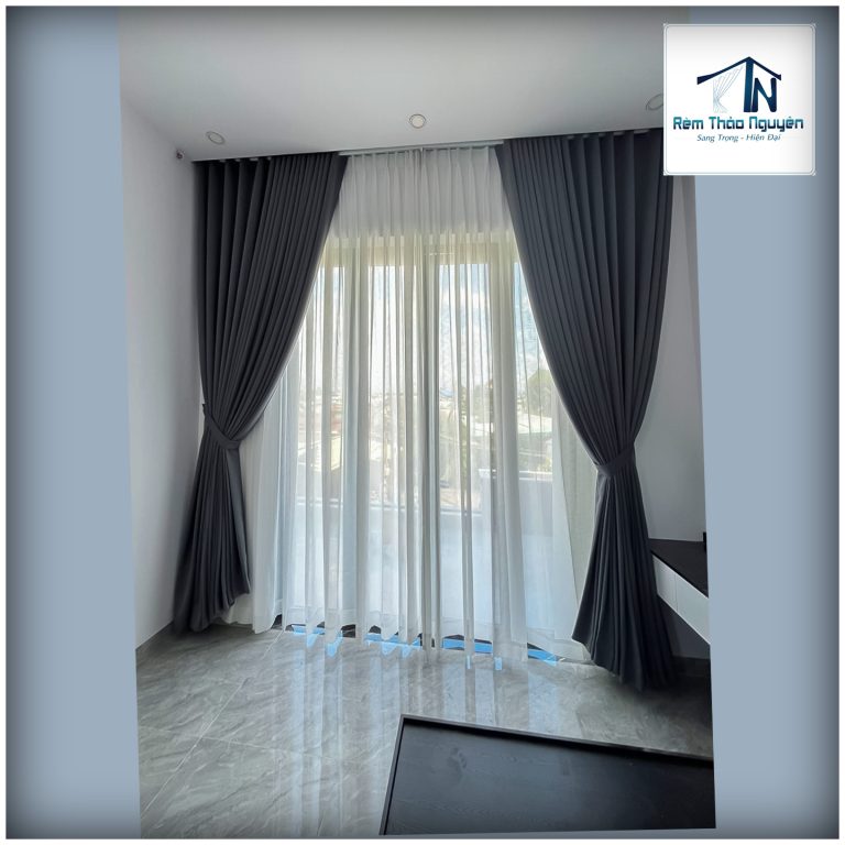 Rèm cửa 2 lớp cho nhà biệt thự 240806 - Ảnh 18