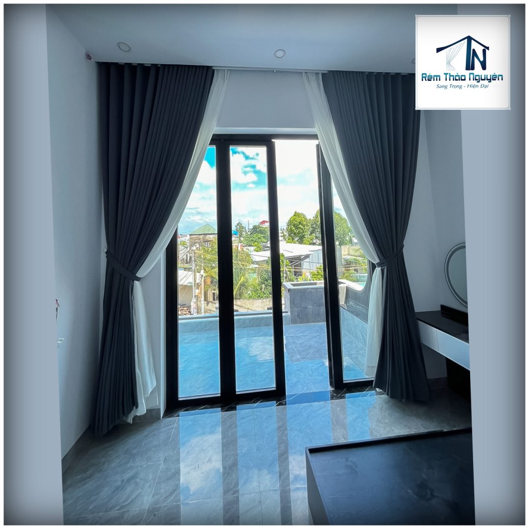 Rèm cửa 2 lớp cho nhà biệt thự 240806 - Ảnh 13