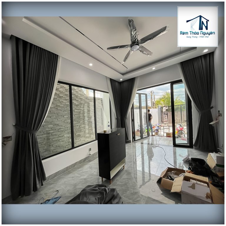 Rèm cửa 2 lớp cho nhà biệt thự 240806 - Ảnh 4