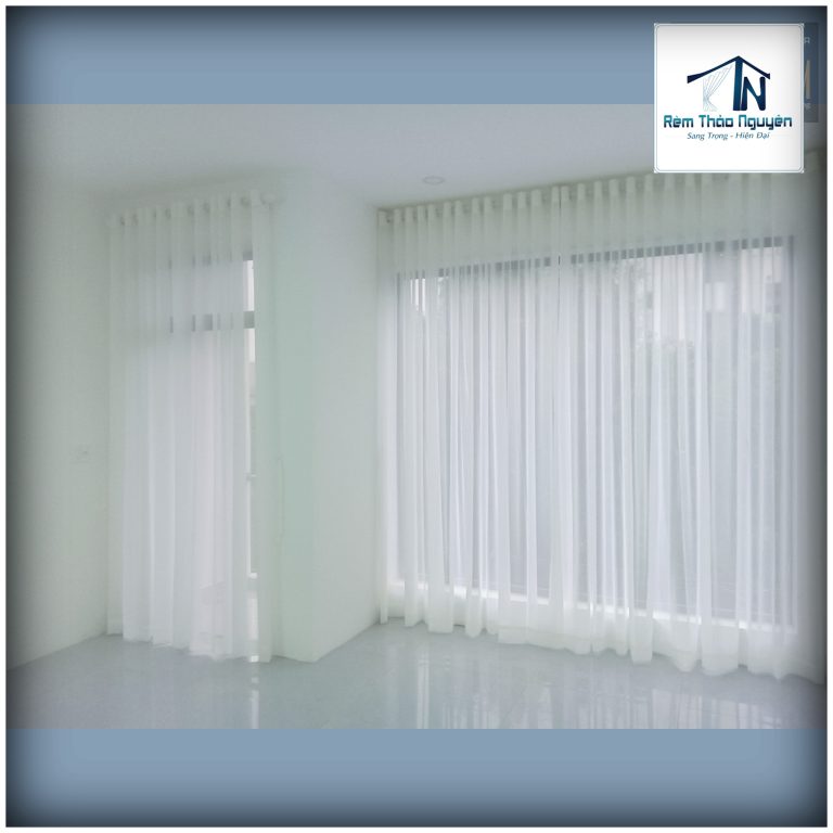 Rèm cửa 2 lớp cho nhà phố hiện đại 240805 - Ảnh 4