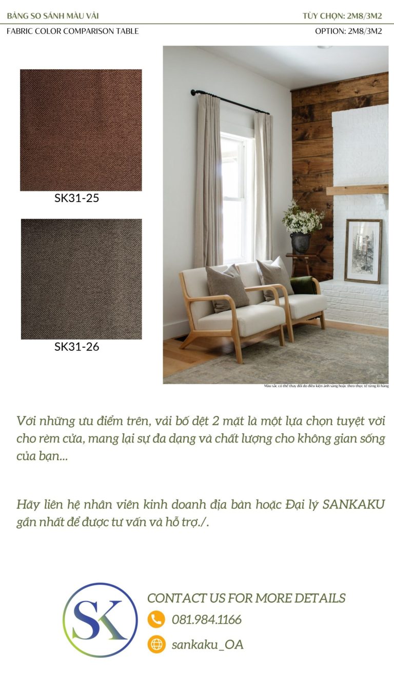 Vải bố dệt 2 mặt SKK - Ảnh 2