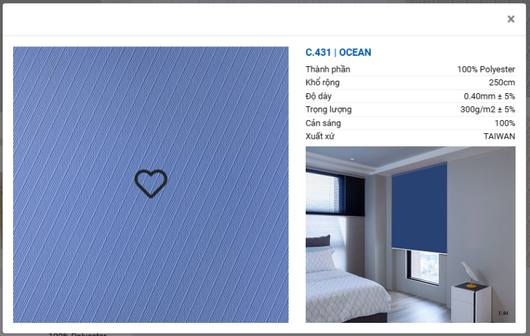 RÈM CUỐN SỌC XÉO SB DIAGONAL - Ảnh 2