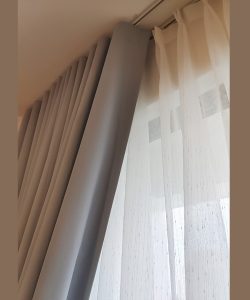Thanh tròn rèm vải