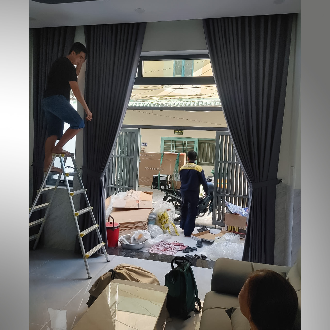 Rèm cửa Xã Long Thành 250707 - Rèm Nhà Phố