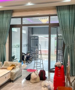 Rèm Cửa Long Thành 251119 - Thi Công Rèm Vải Gấm Thêu 3 Lớp Tinh Tế & Chống Nắng